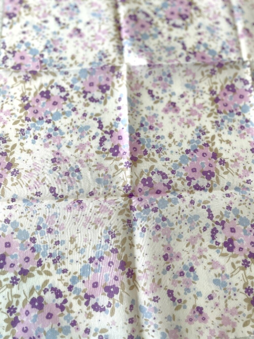 Vintage Floral Cotton Scarf Private Label - Picture 8 of 10